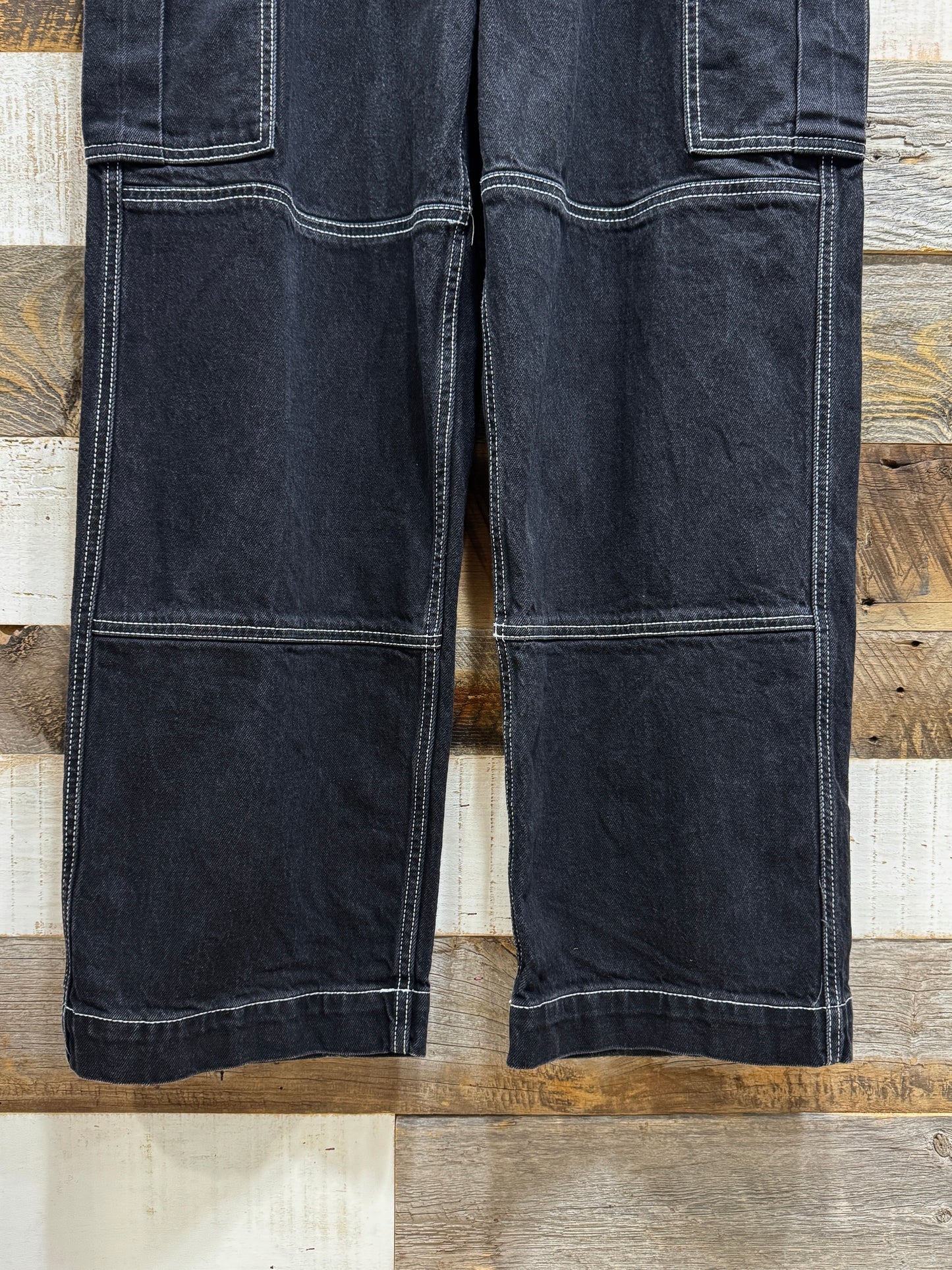 10s Wide Denim Cargo Pants
