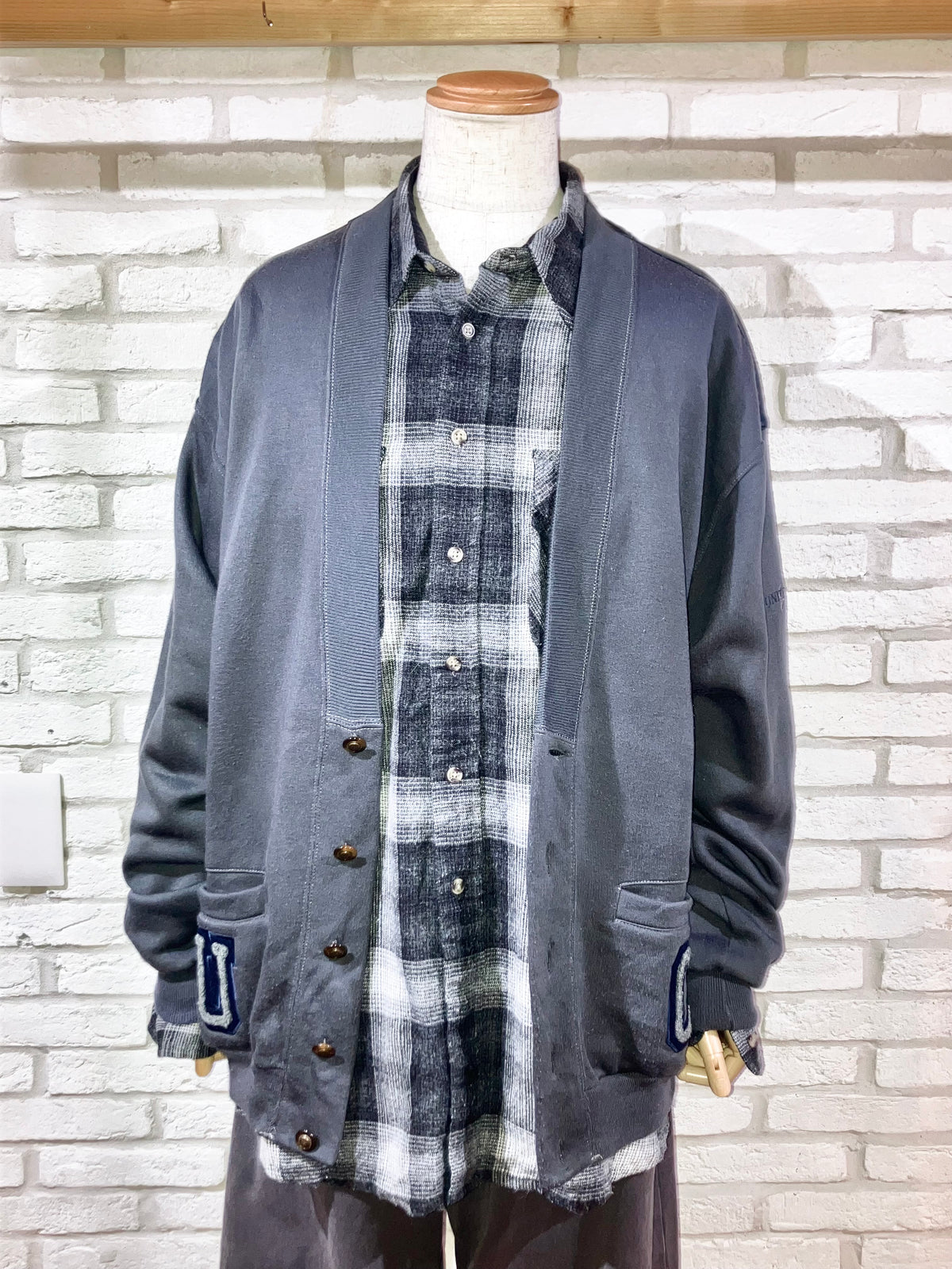 Old Design Sweat Cardigan