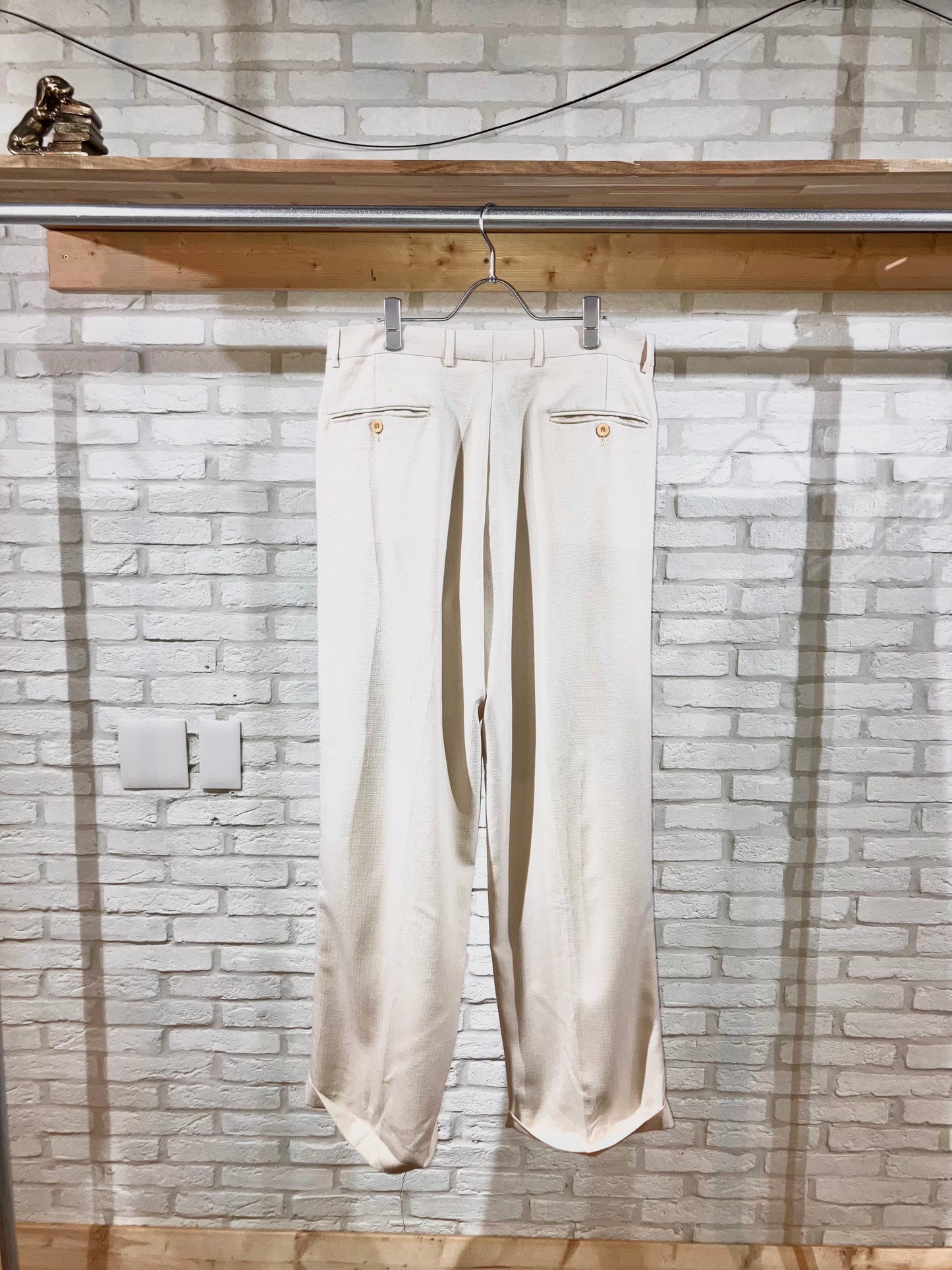"STACY ADAMS" Old Wide Color Slacks