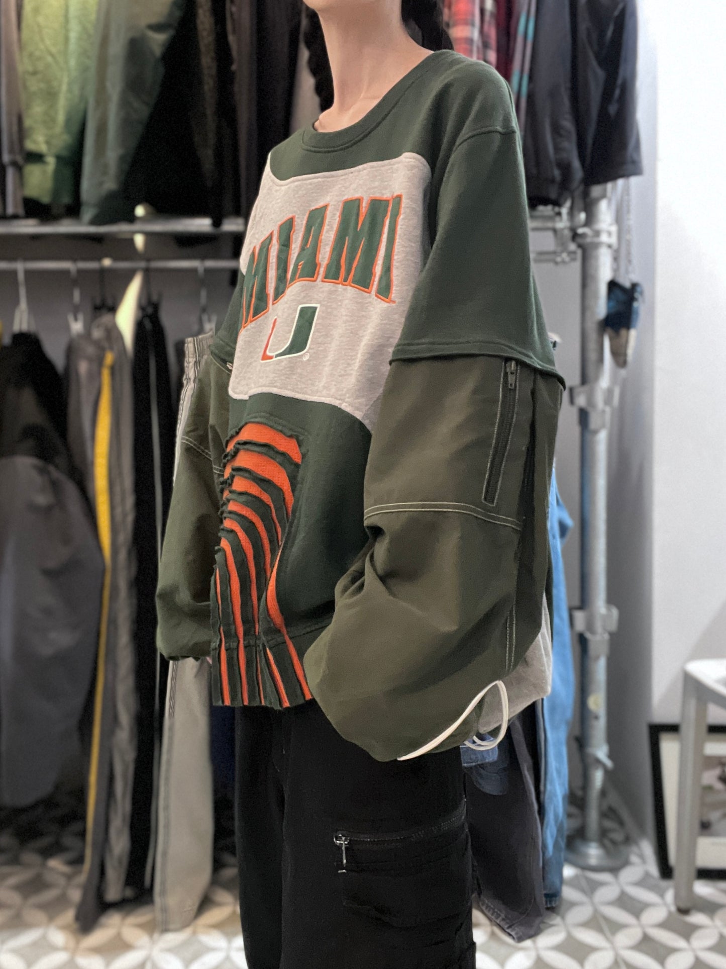REMAKEBYK × Business as Usual Miami Circuit Crewneck