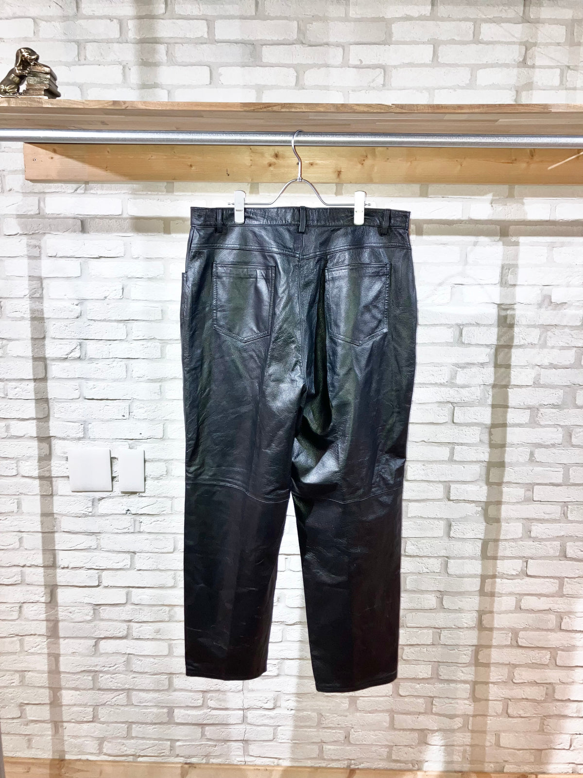 Old 5pocket Leather Pants