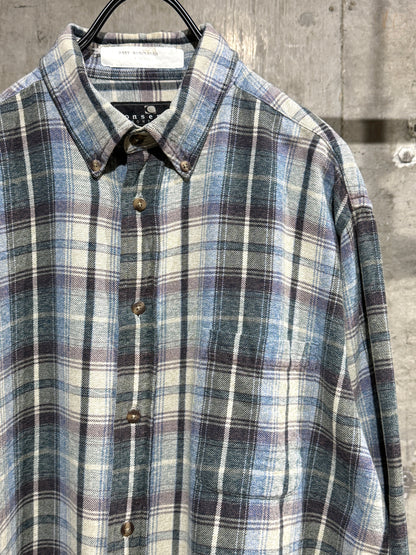 00s Vintage Cotton Plaid Shirt