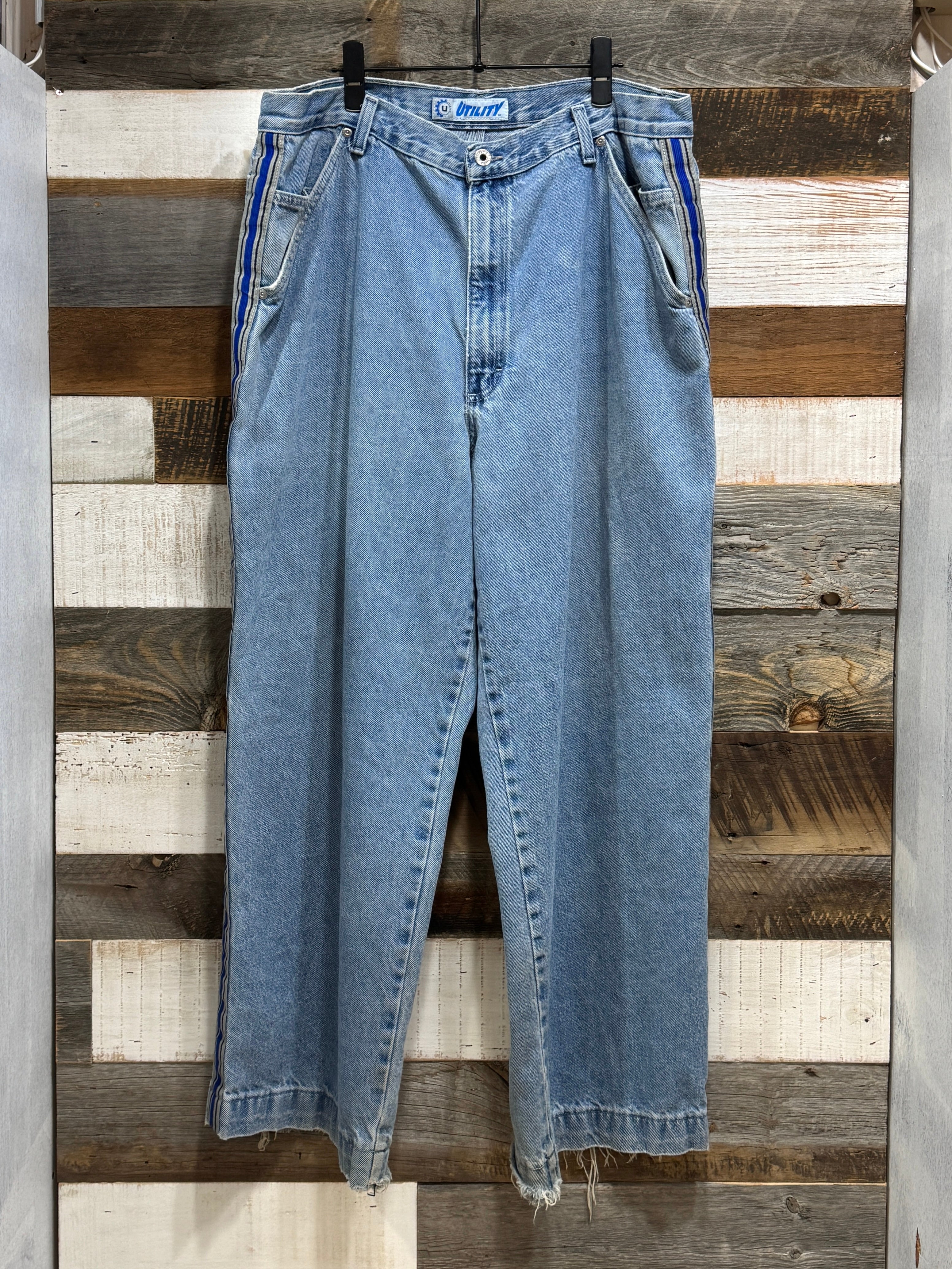 00s UTILITY Side Line Denim Painter Pants – BUSINESS AS USUAL