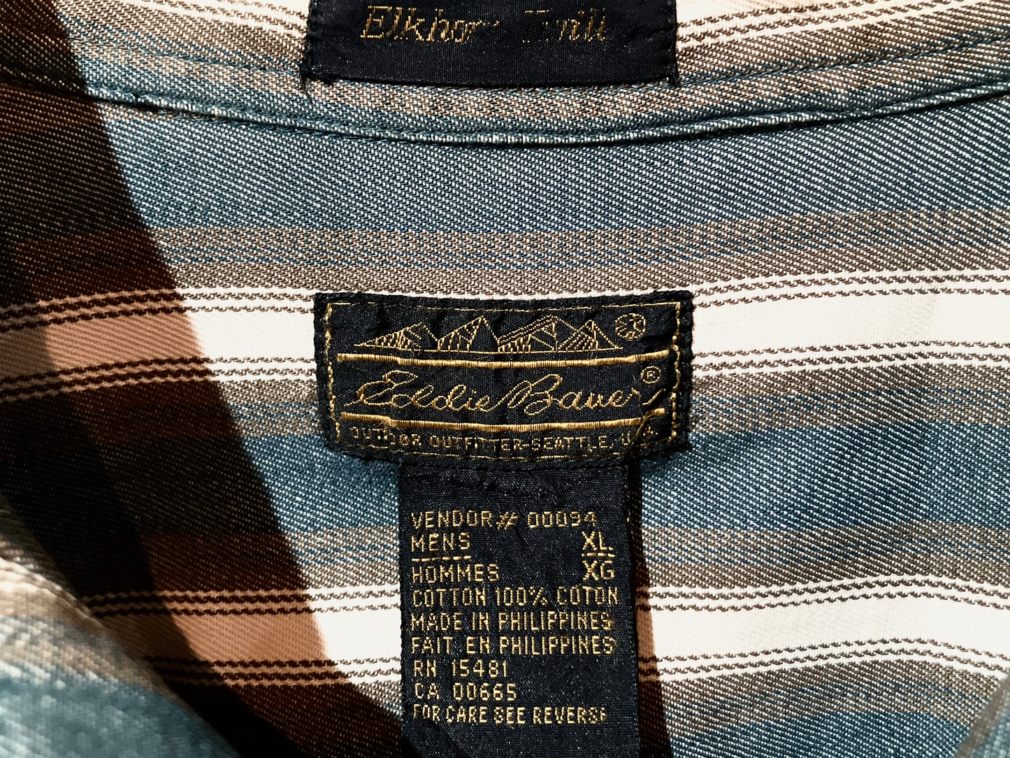 "Eddie Bauer" Old Stripe Shirt