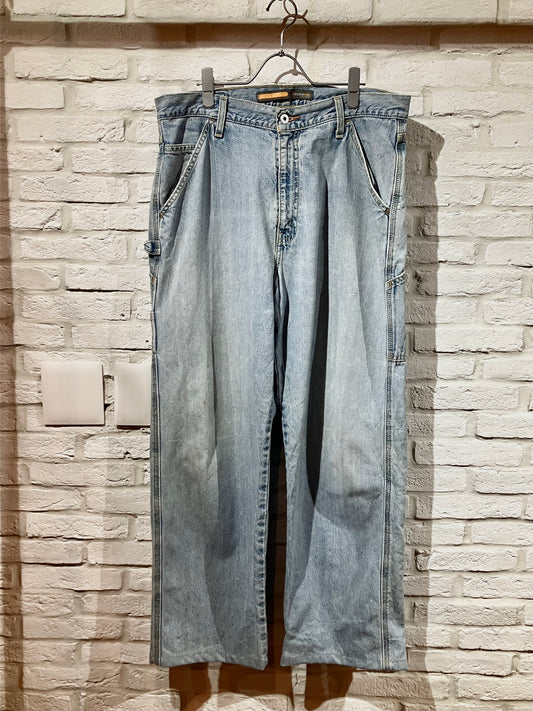 "SILVER TAB" 00s Design Wide Painter Denim Pants