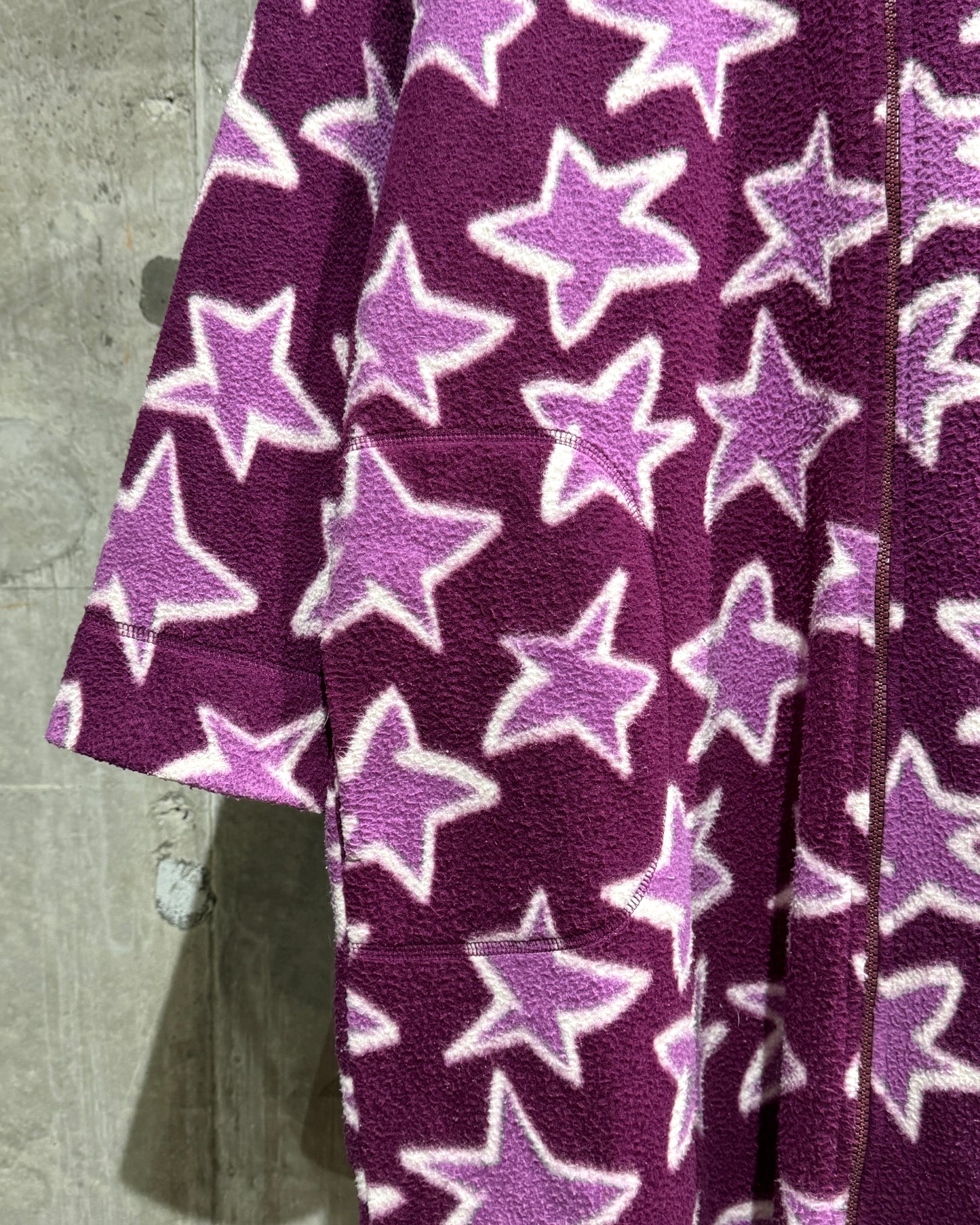Old Kathy Ireland Star Fleece Gown