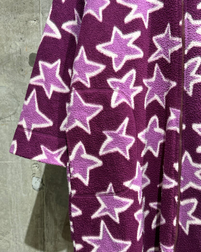 Old Kathy Ireland Star Fleece Gown