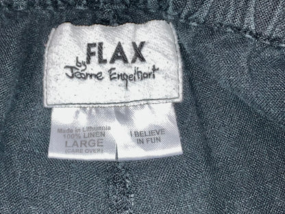 "FLAX" Old Wide Linen EZ Pants