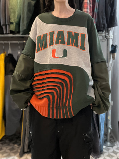 REMAKEBYK × Business as Usual Miami Circuit Crewneck