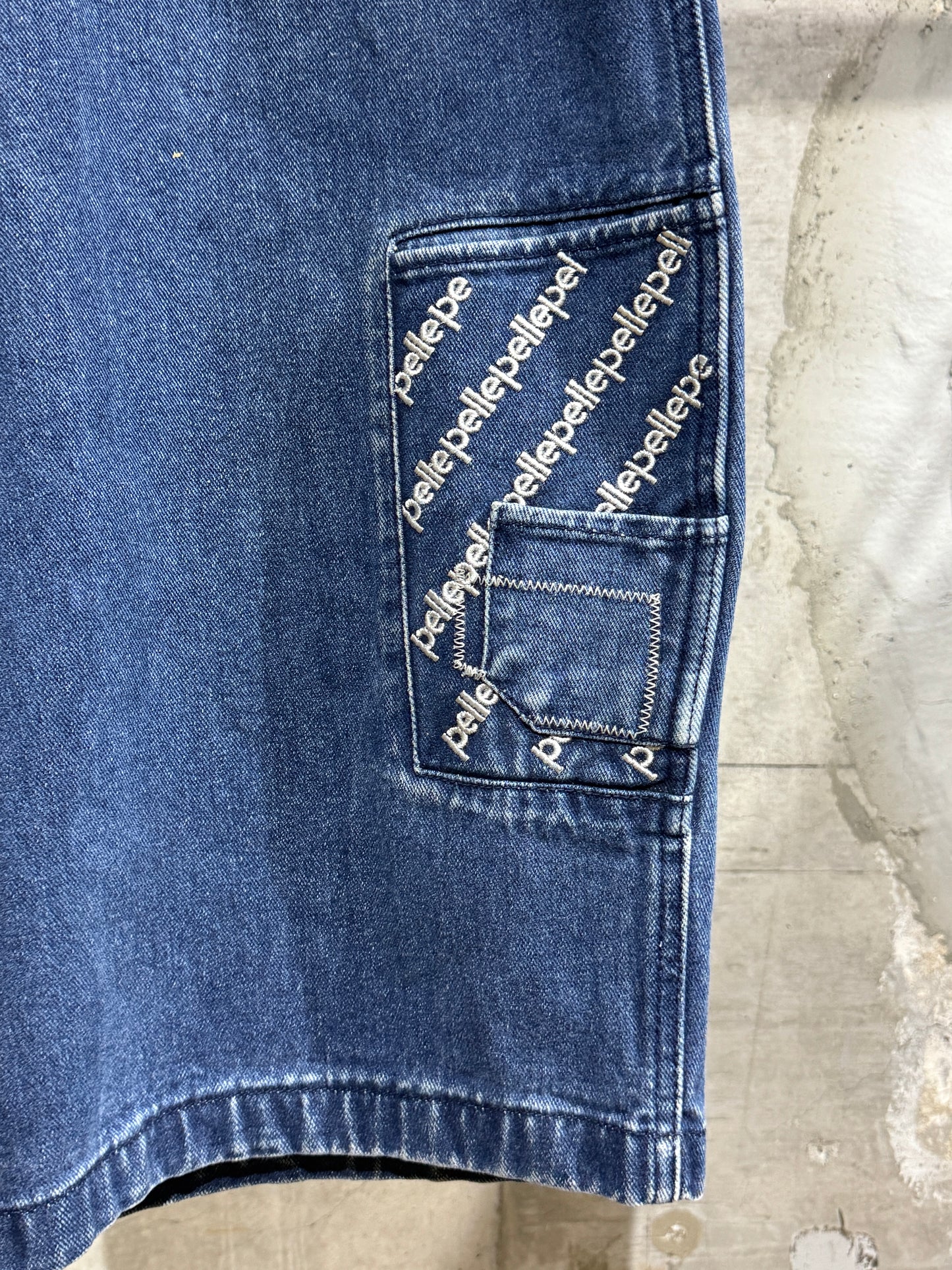 00s Vintage Pelle Pelle Denim Shorts