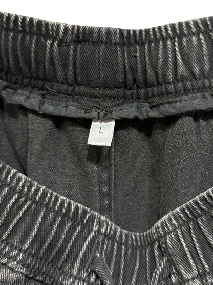 Euro Black Rayon Denim EZ Pants
