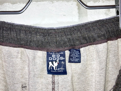 "BIG DOGS" Old Super Wide Sweat Pants