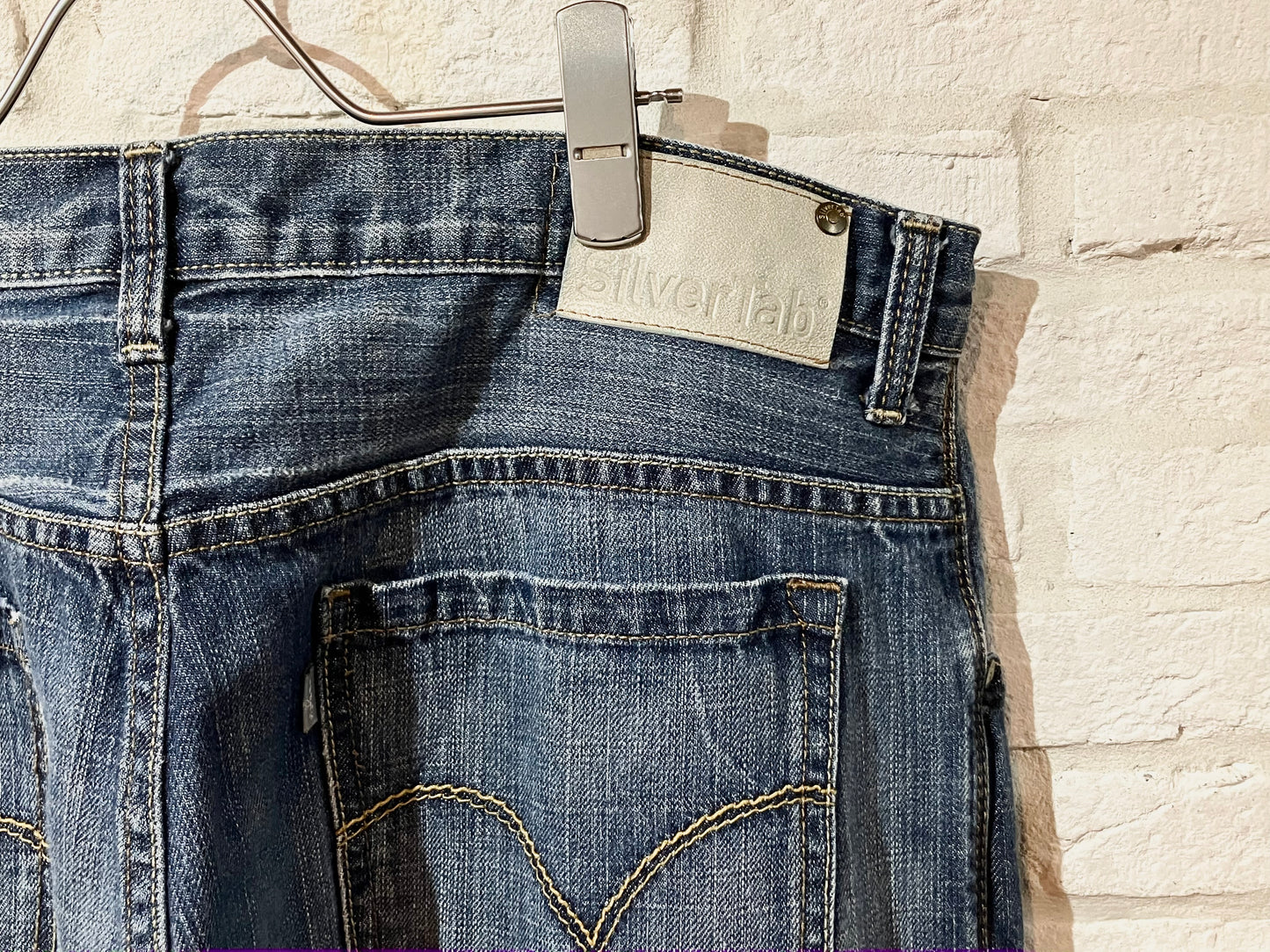 "SILVER TAB" 00s Wide Denim Pants