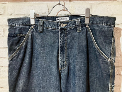 "Cloumbia" 00s Design Wide Denim Pants