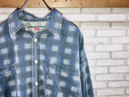 "Levi's" Old Printed Check Shirt
