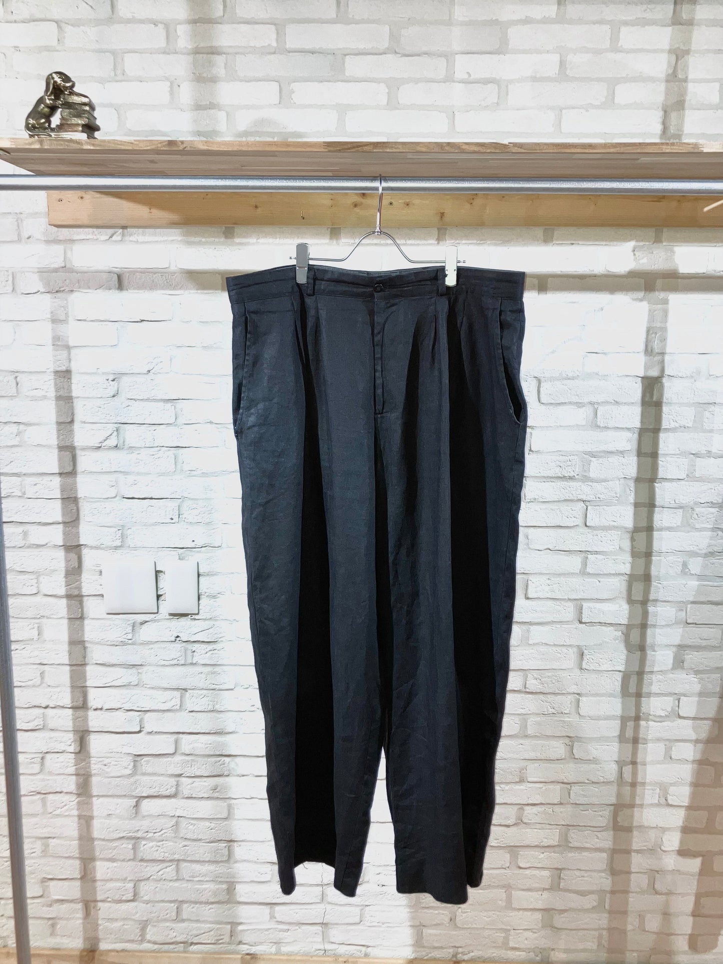 "smash" Old Superwide Linen Slacks