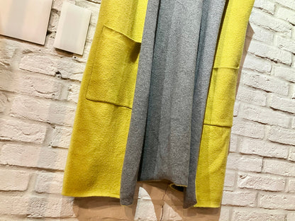Old Design Long Hoodie Vest