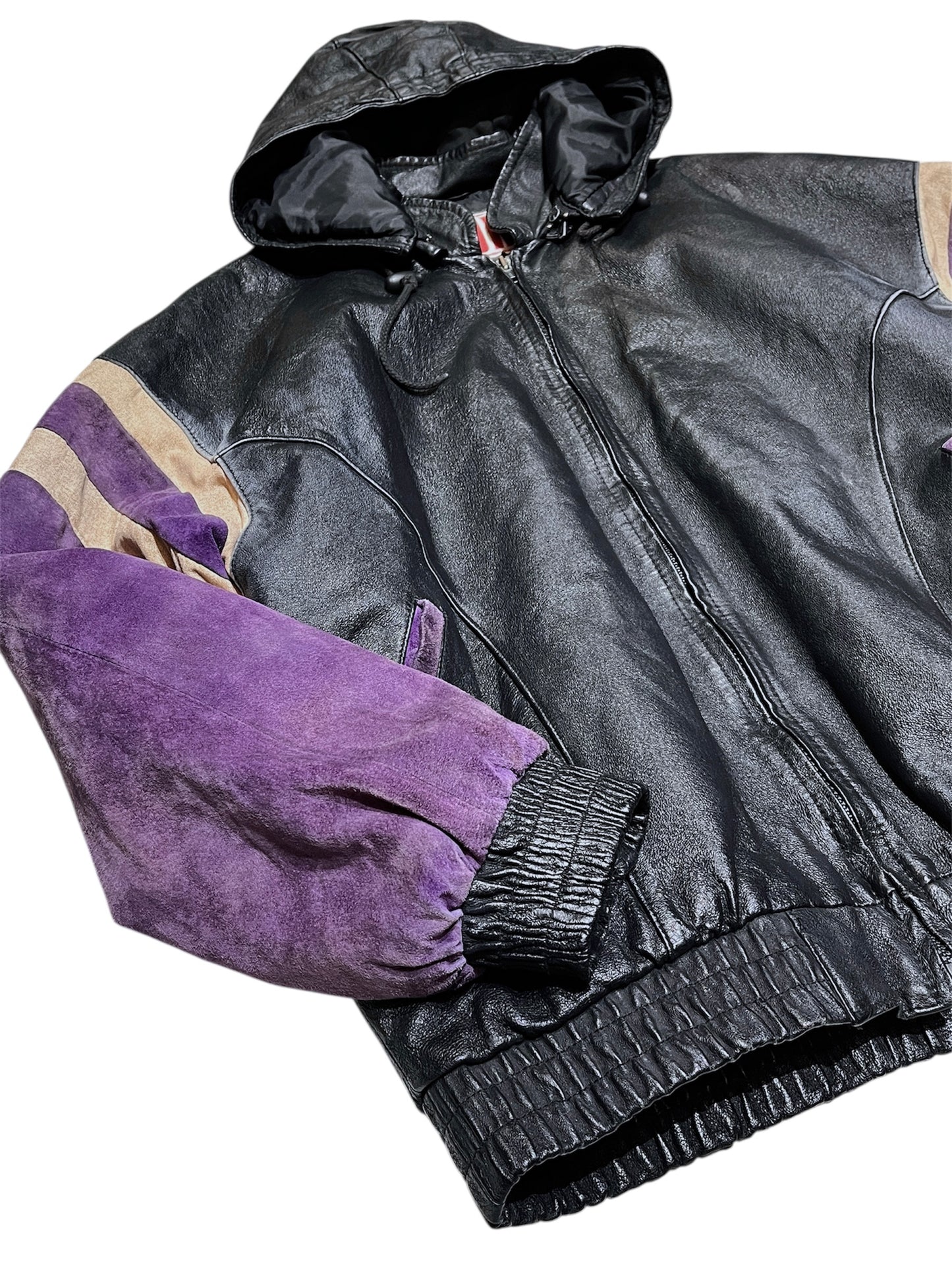 Old leather team jacket