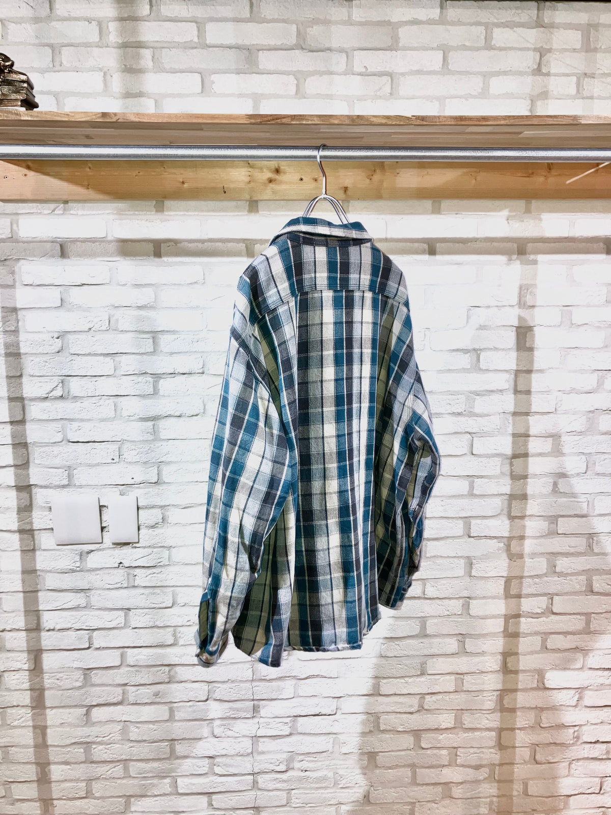 "Carhartt" Old Heavy Flannel Check Shirt
