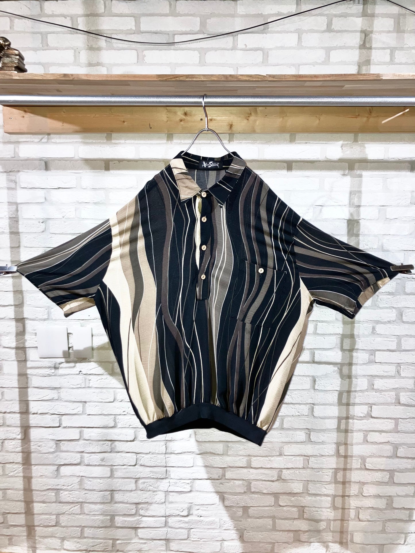 Vintage Oversized Design Pollover Shirt