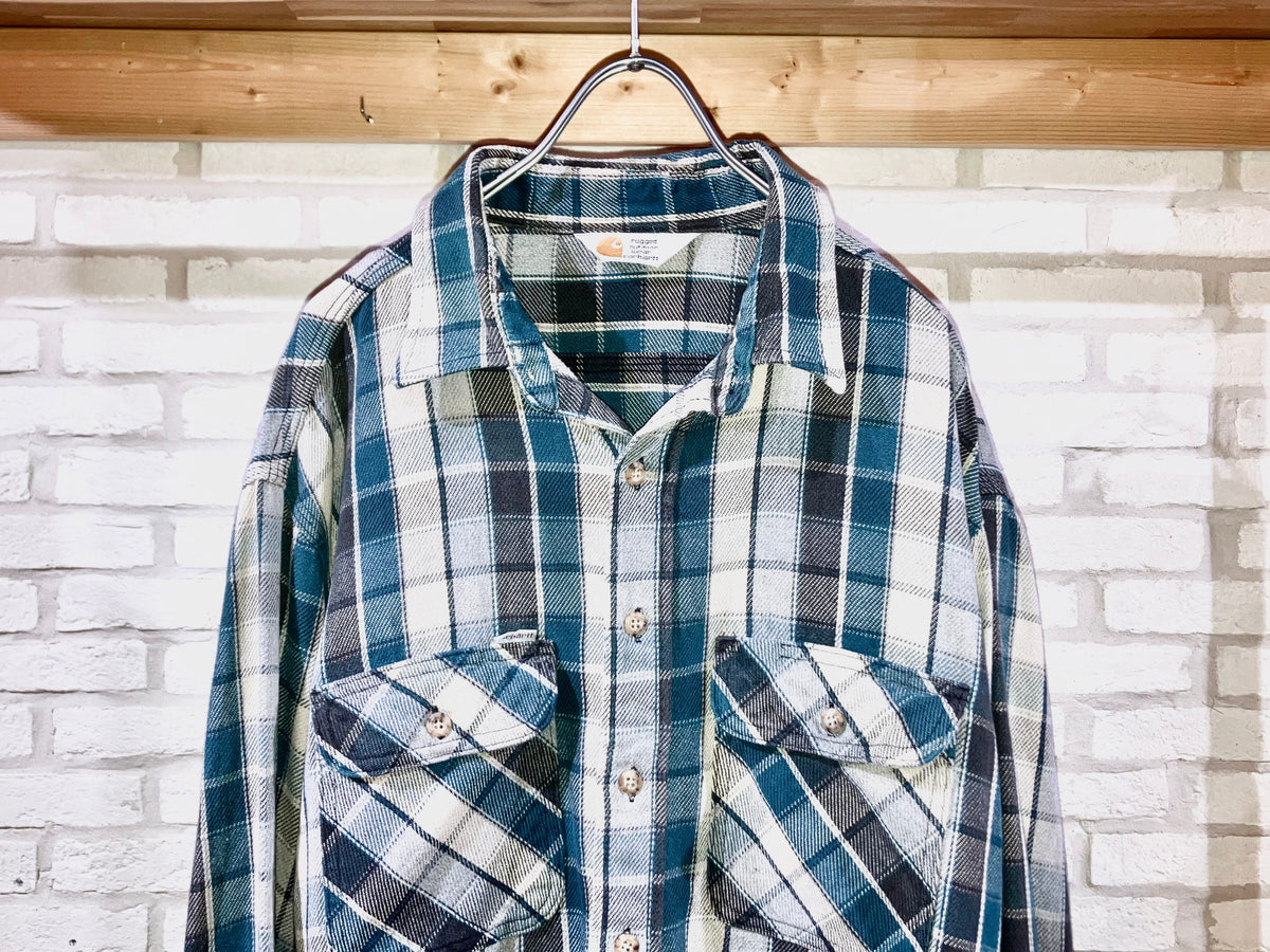 "Carhartt" Old Heavy Flannel Check Shirt