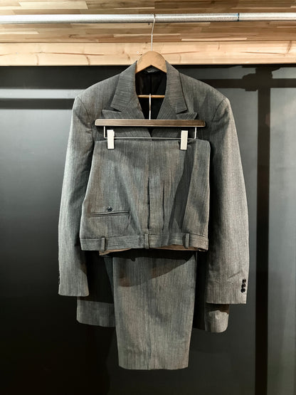 Vintage Double Breasted Stripe Suit