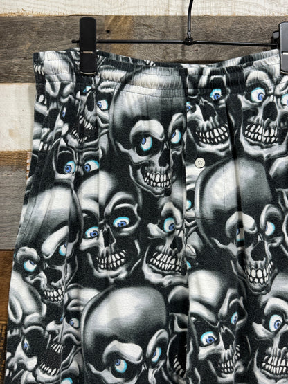 00s Skull Print EZ Pants