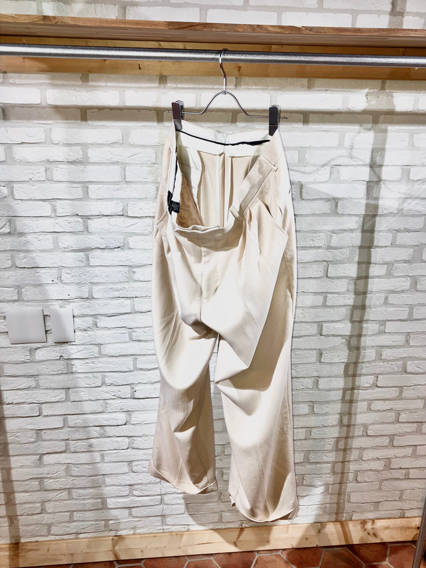 "STACY ADAMS" Old Wide Color Slacks