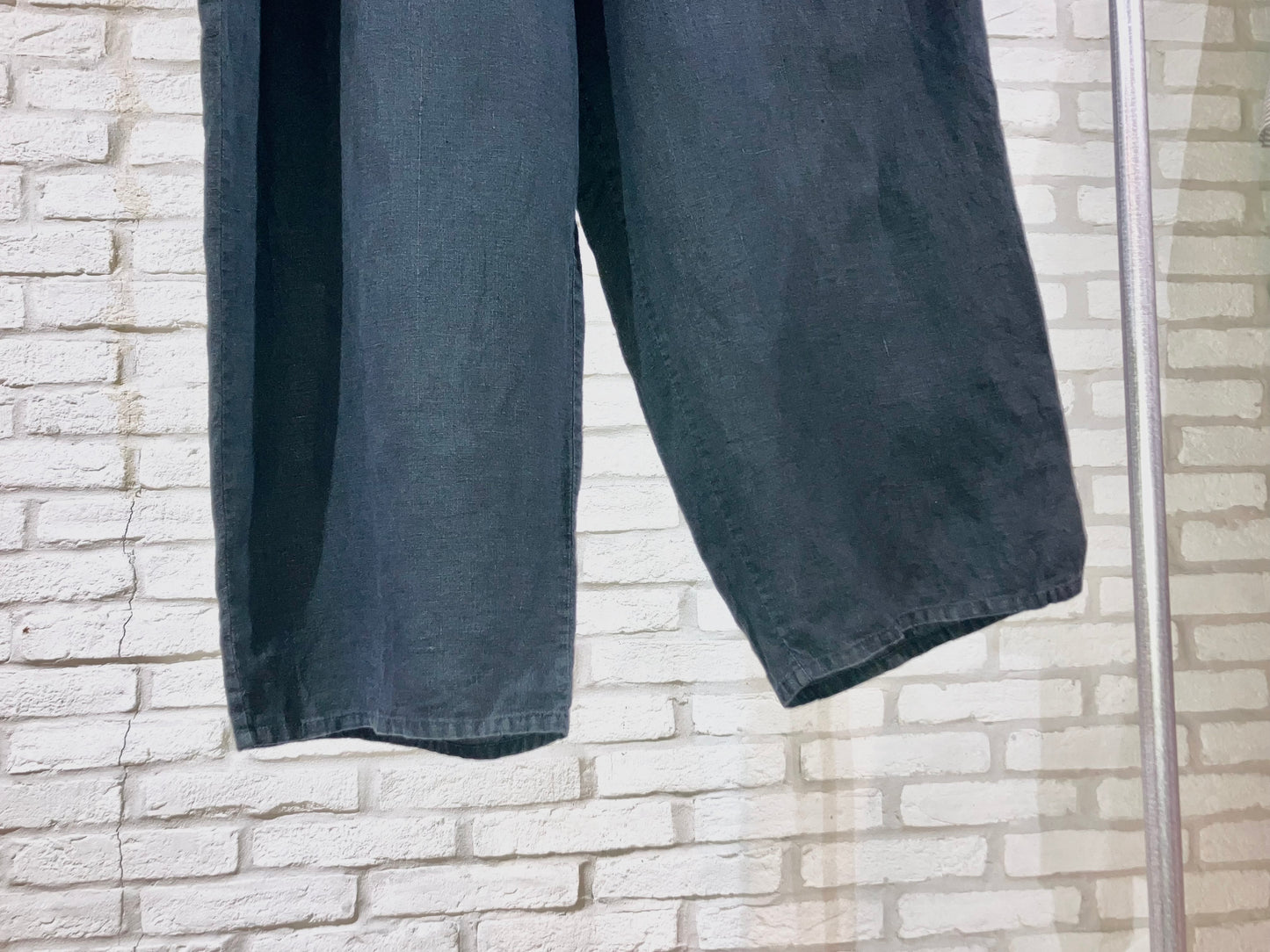 "FLAX" Old Wide Linen EZ Pants
