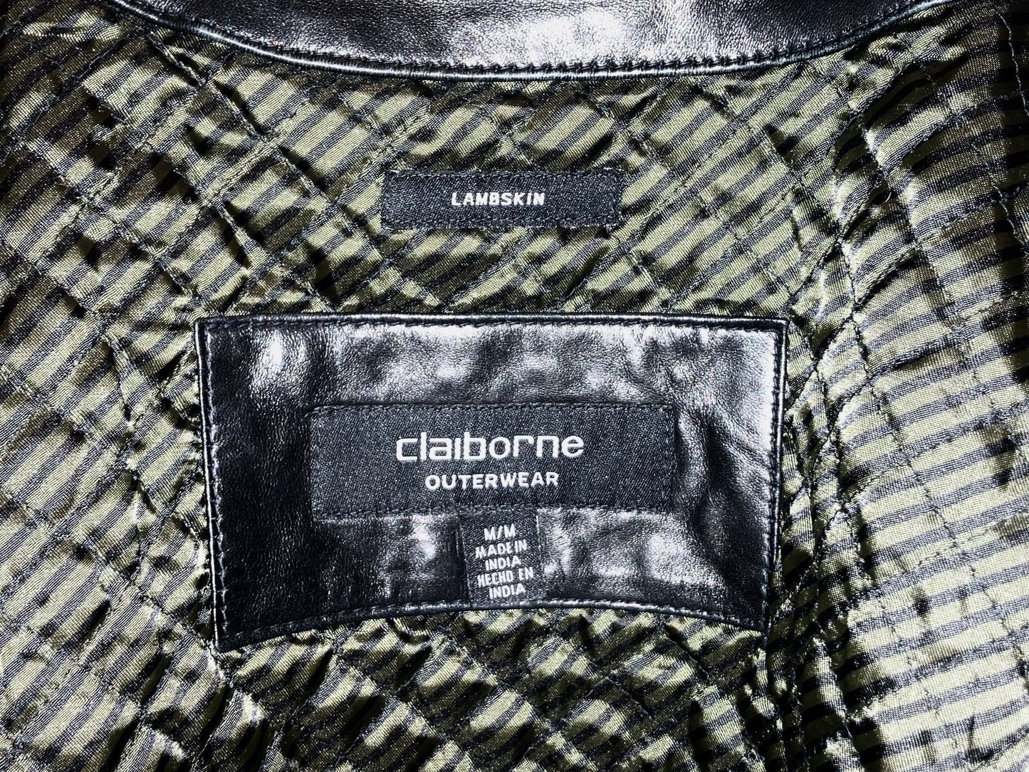 "claiborne" 00s Lamb Leather JKT