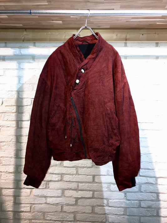 Vintage Short Length Amazing Design Leather JKT