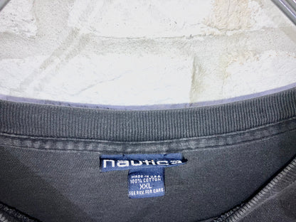 "NAUTICA" Old Oversized Printed Tee