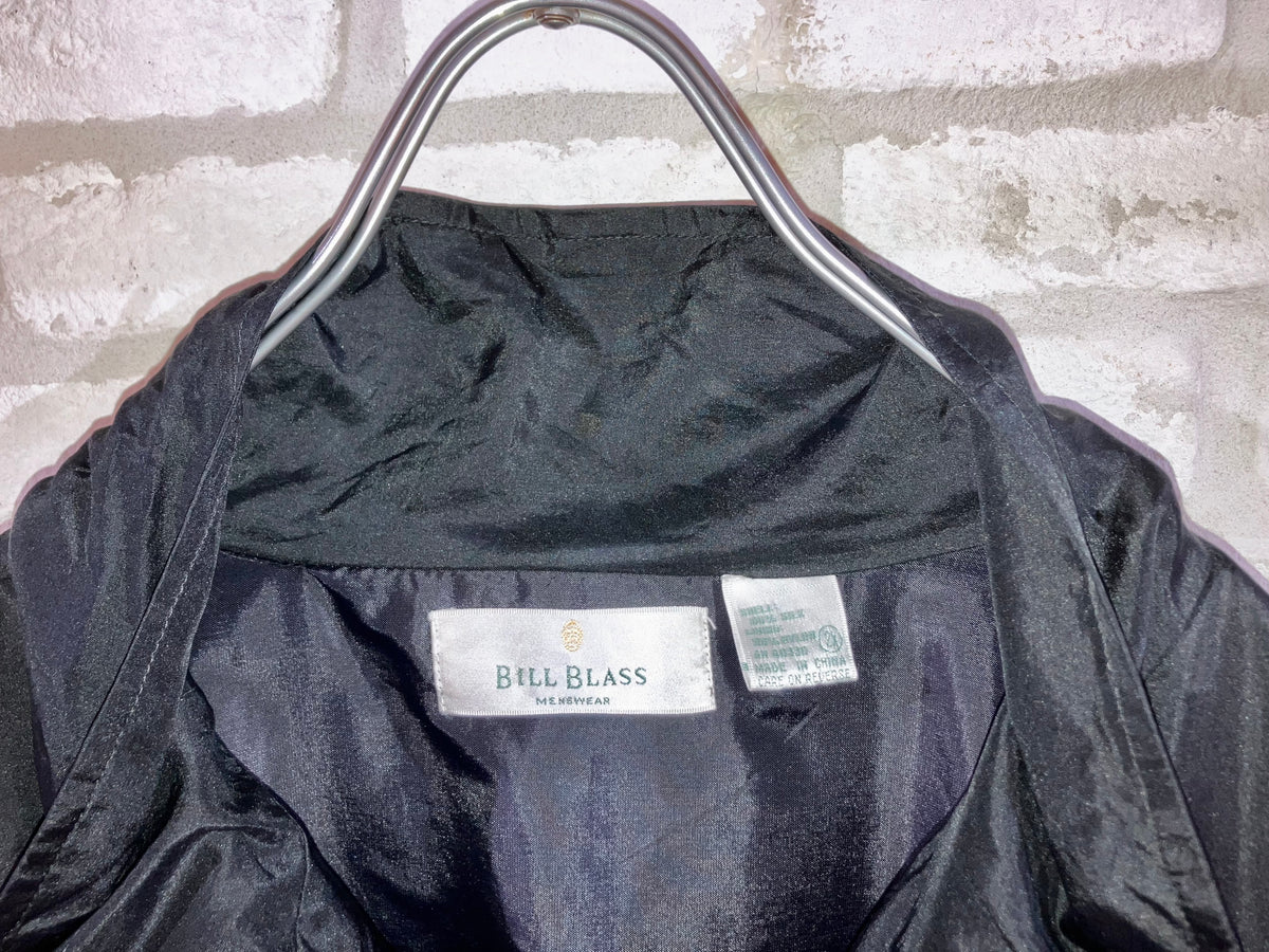 "BILL BLASS" Old Oversized Design Silk Blouson