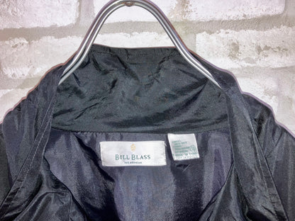 "BILL BLASS" Old Oversized Design Silk Blouson