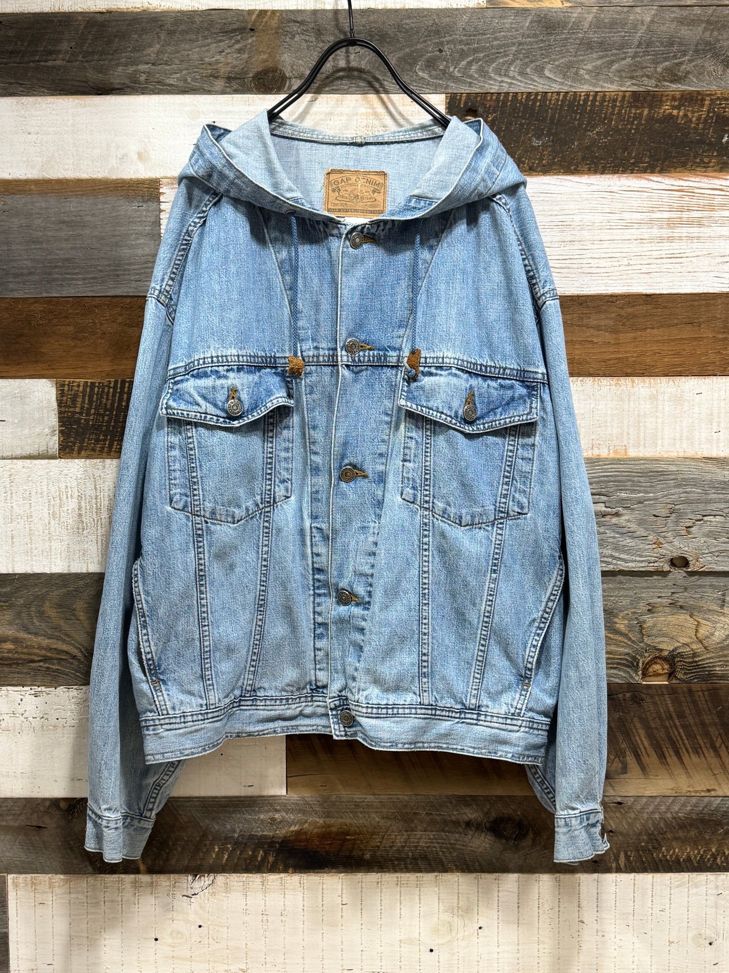 Old GAP Hooded Denim Jacket
