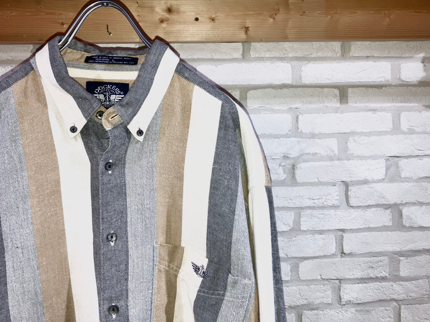 "DOCKERS" Old Stripe Shirt