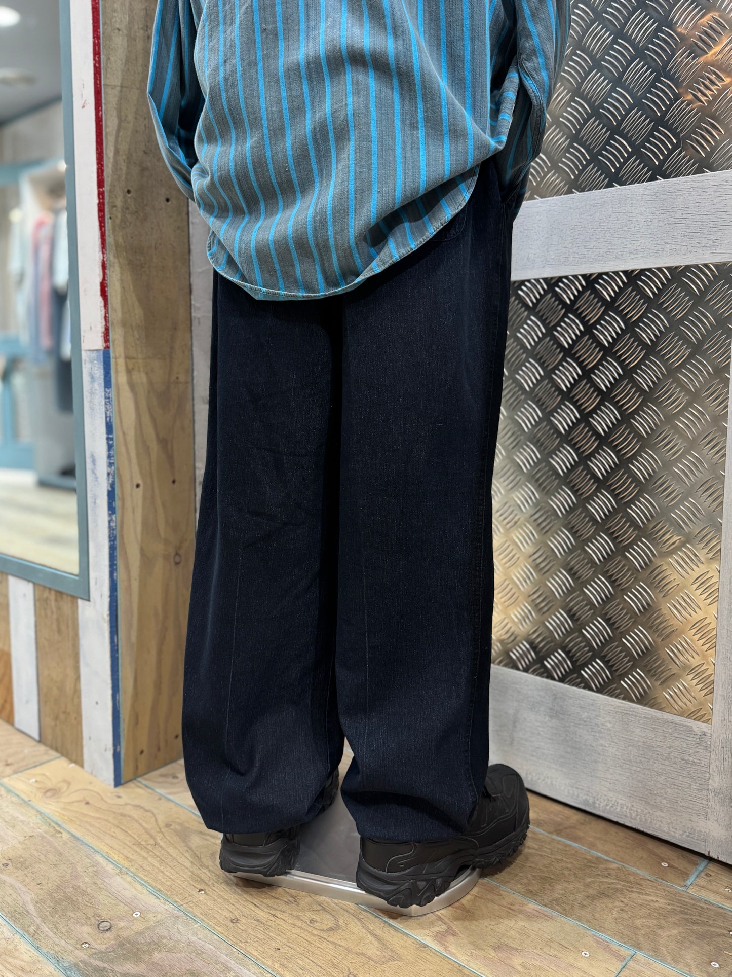 Design Loose Denim EZ Pants