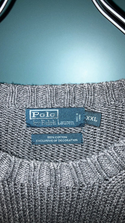 "Polo by Ralph Lauren" Old Oversized Cotton Knit
