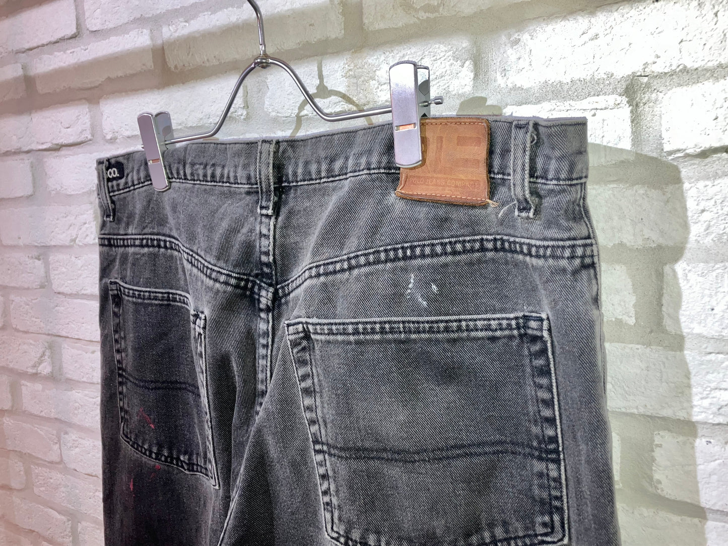 "POLO JEANS CO" Old Wide Denim Pants