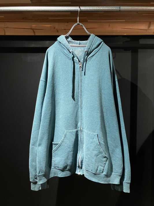 00s Oversized Design Zip Hoodie