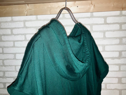 Old Oversized Zip Up Hoodie Vest