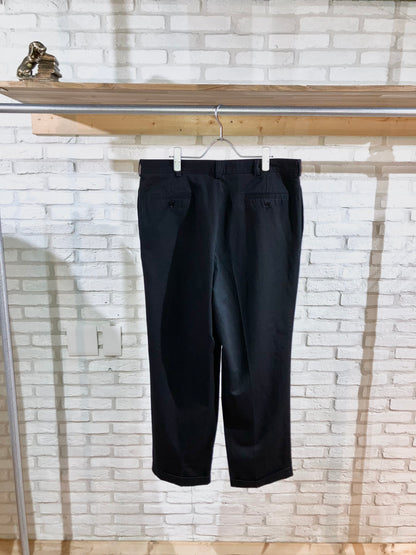 "SAVANE" Old Wide Cotton Slacks