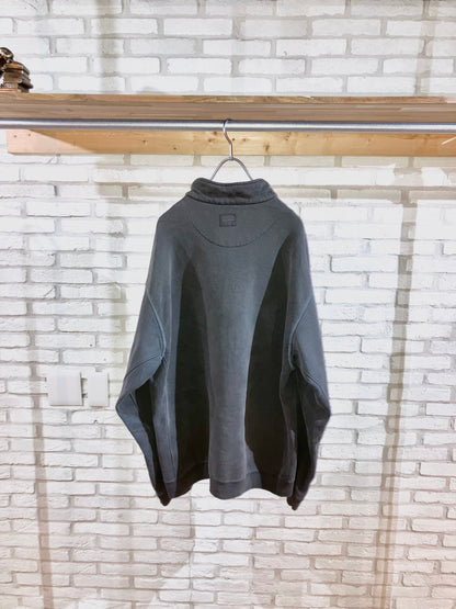"Columbia" 00s Design Half Zip Sweat