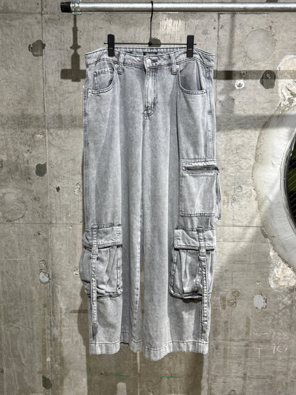 Baggy Cargo Denim Pants