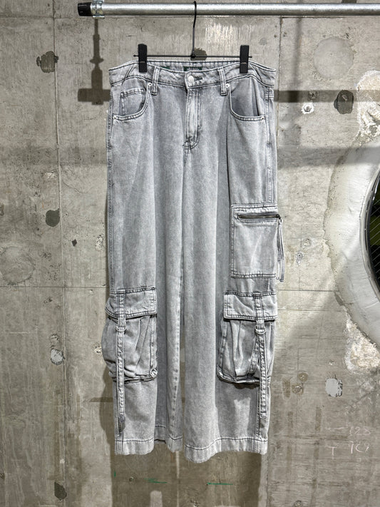 Baggy Cargo Denim Pants