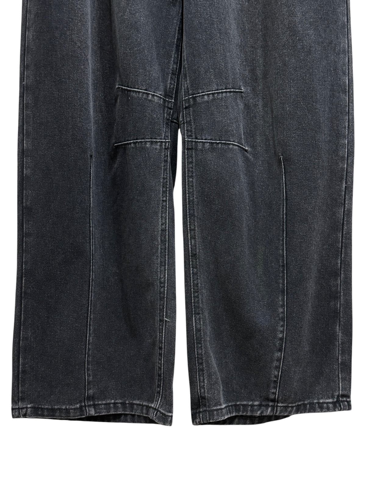 Euro Black Rayon Denim EZ Pants