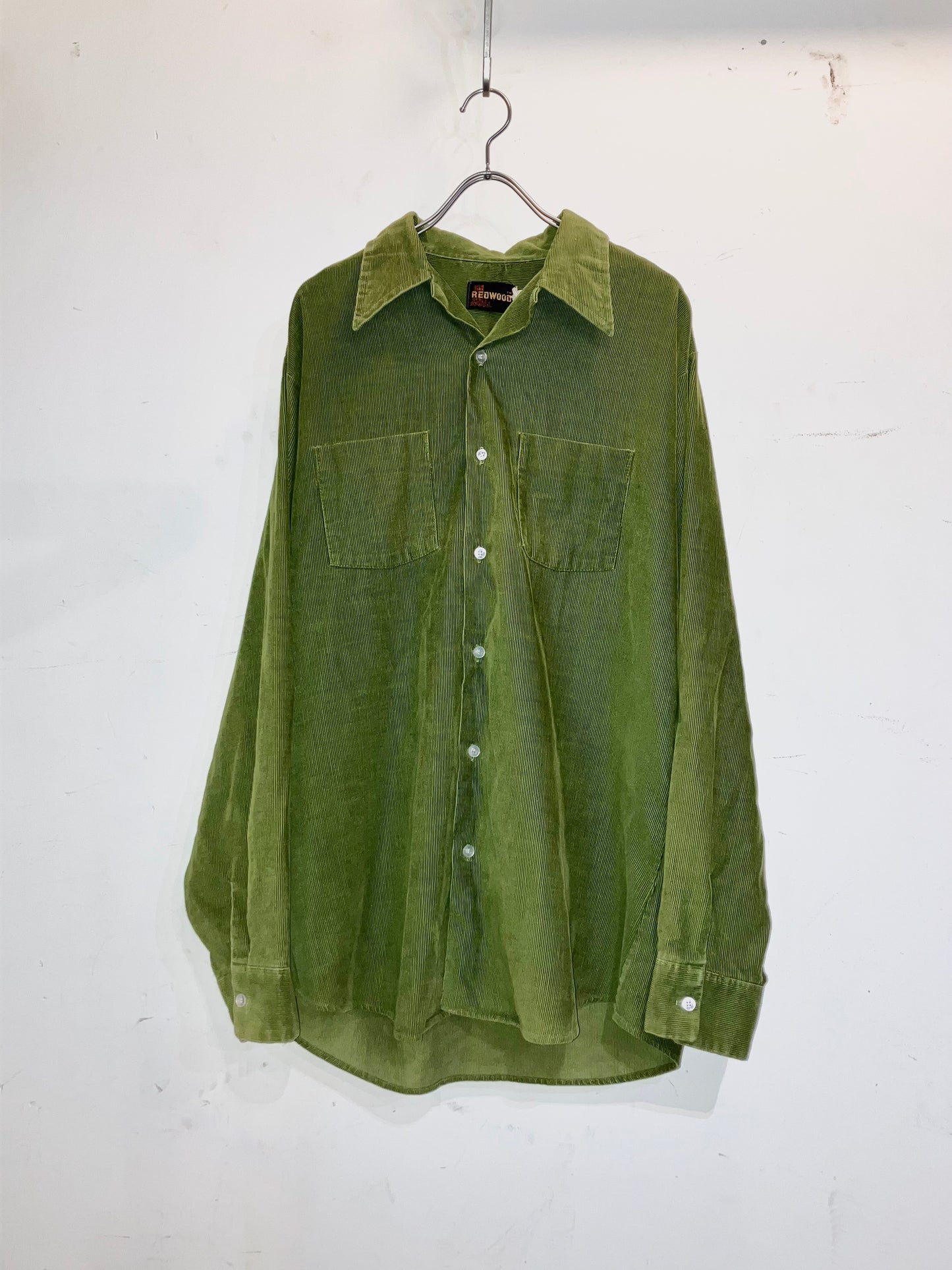 Vintage Oversized Couduroy Shirt "Rare Color!!!"