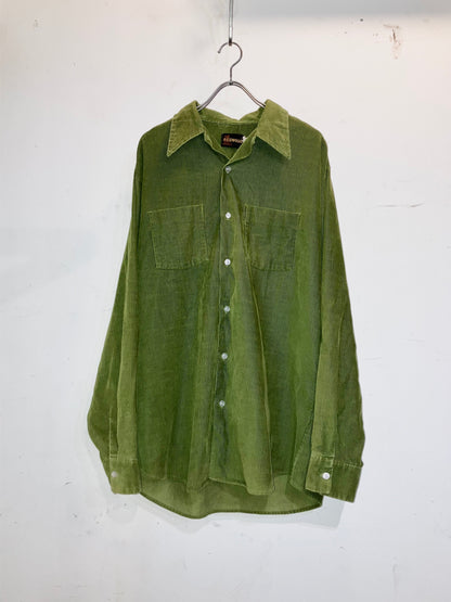 Vintage Oversized Couduroy Shirt "Rare Color!!!"