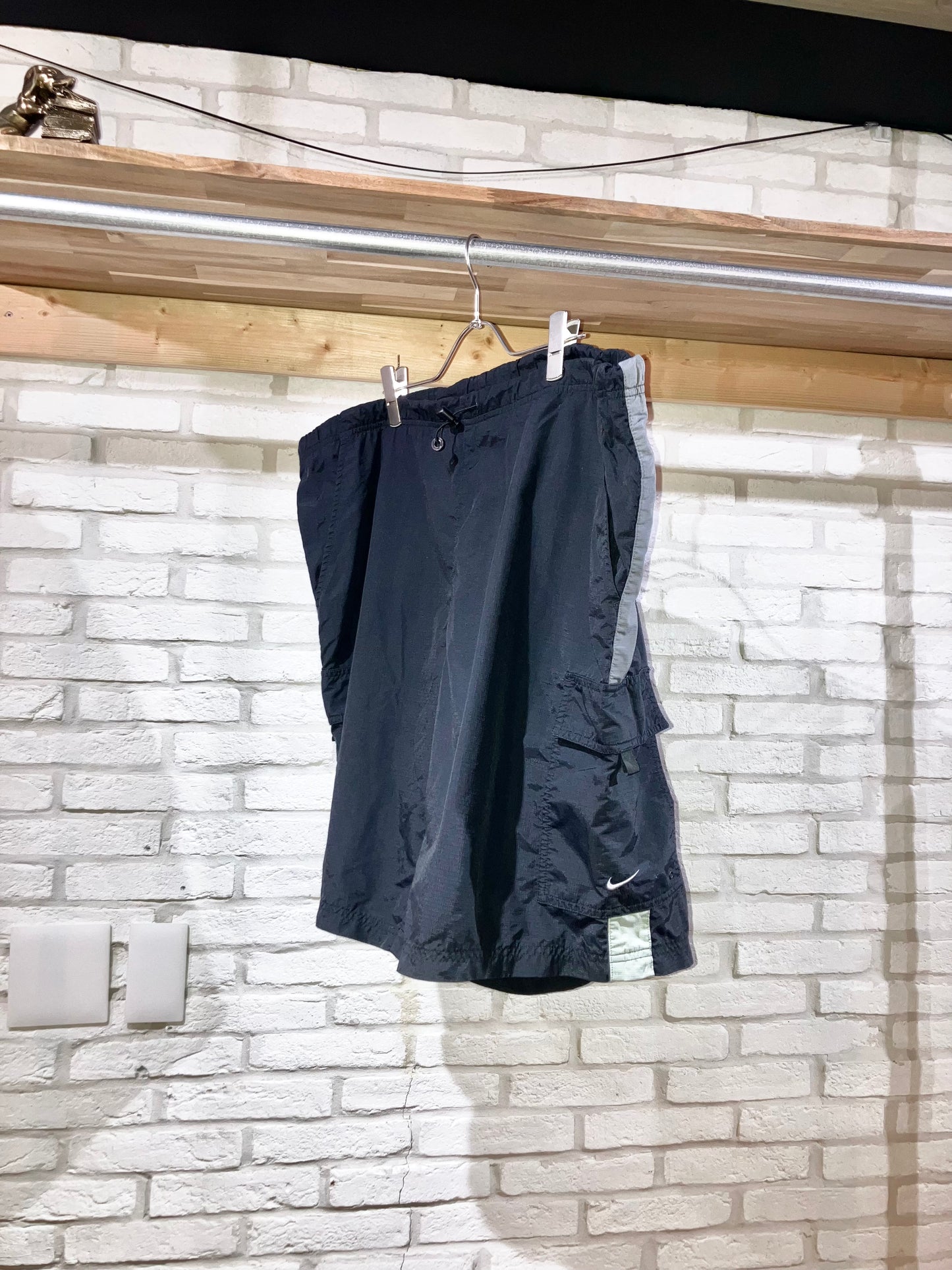 "NIKE" 00s Super Wide Nylon Shorts