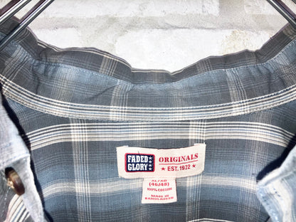 Old 2WAY Sleeve Check Shirt